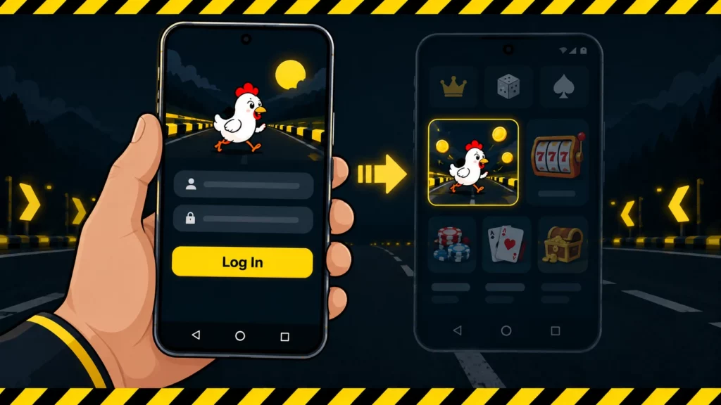 chicken road login hero