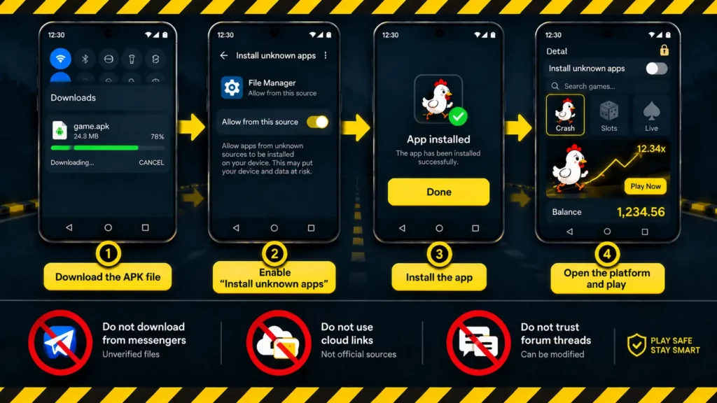 chickne road apk